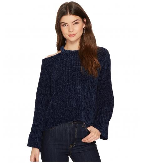 1.STATE Bell Sleeve Sweater with Shoulder Cut Out