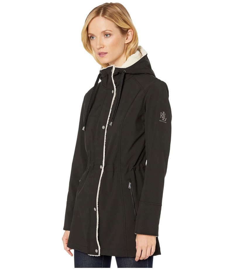 ralph lauren soft shell hooded jacket