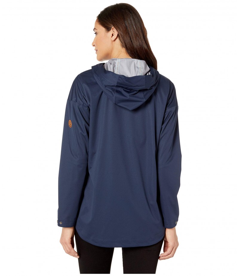 short rain jacket with hood