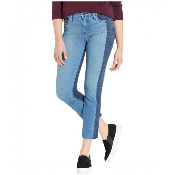 Sanctuary Modern Standard Straight Crop Jeans in Noho Arts Blue