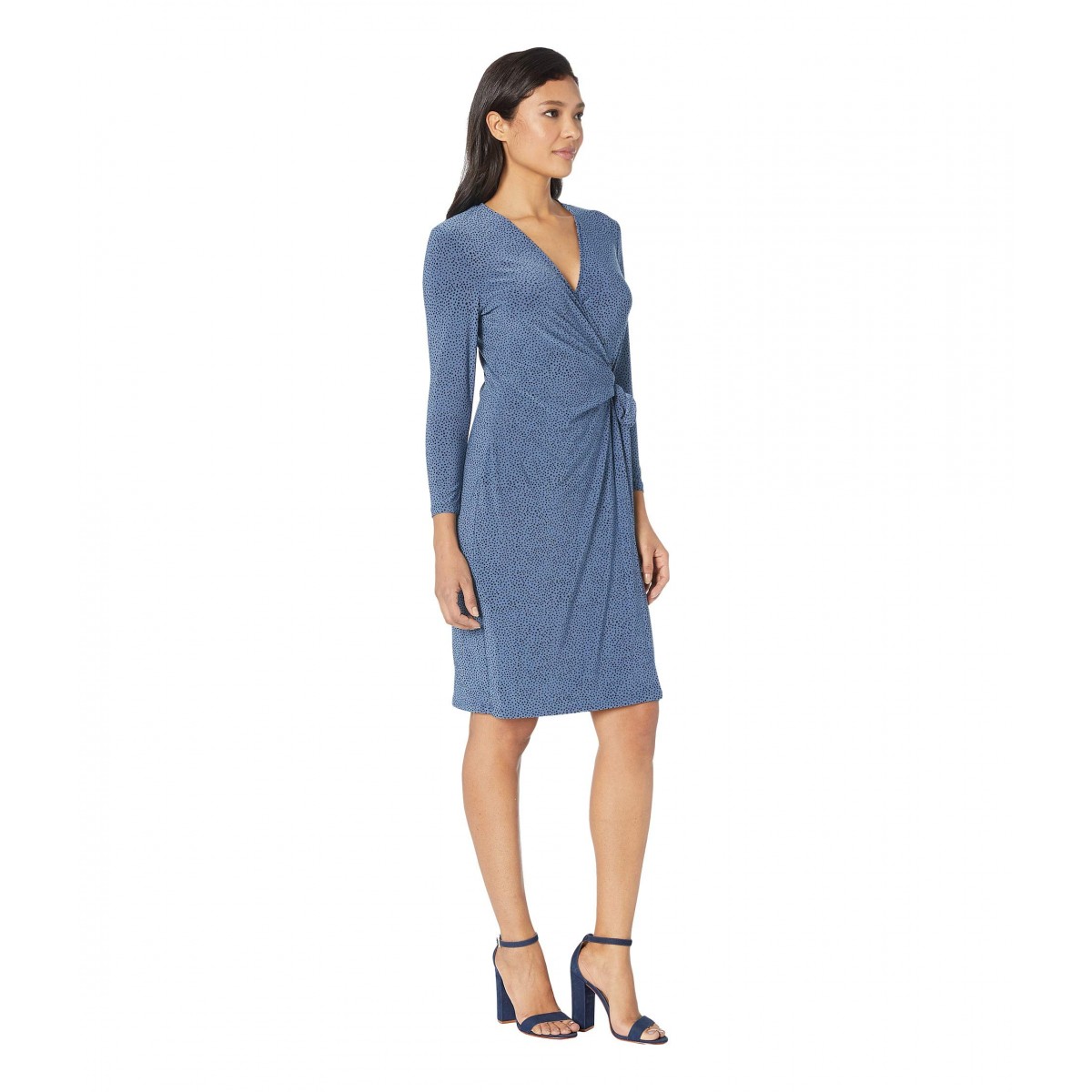 Anne Klein Robins Egg Faux Wrap Dress